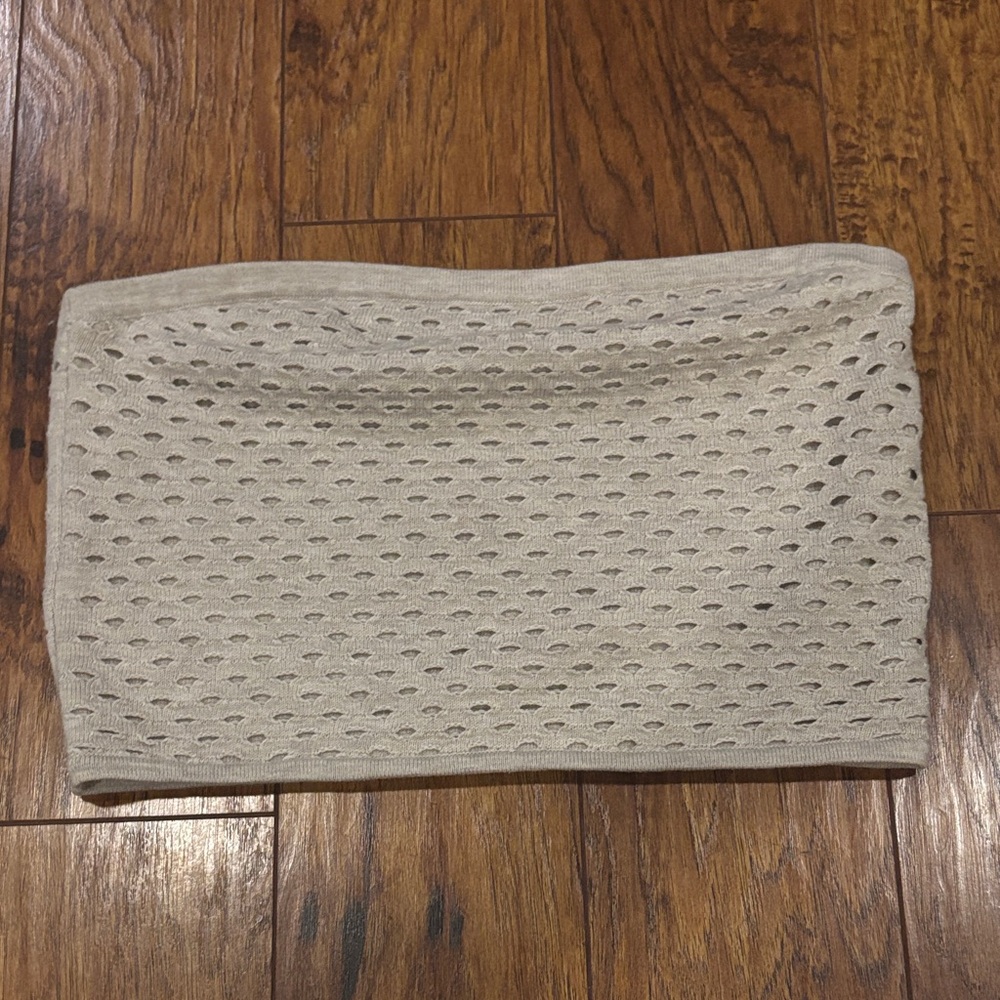 Aerie Light Tan Knit Tube Top
